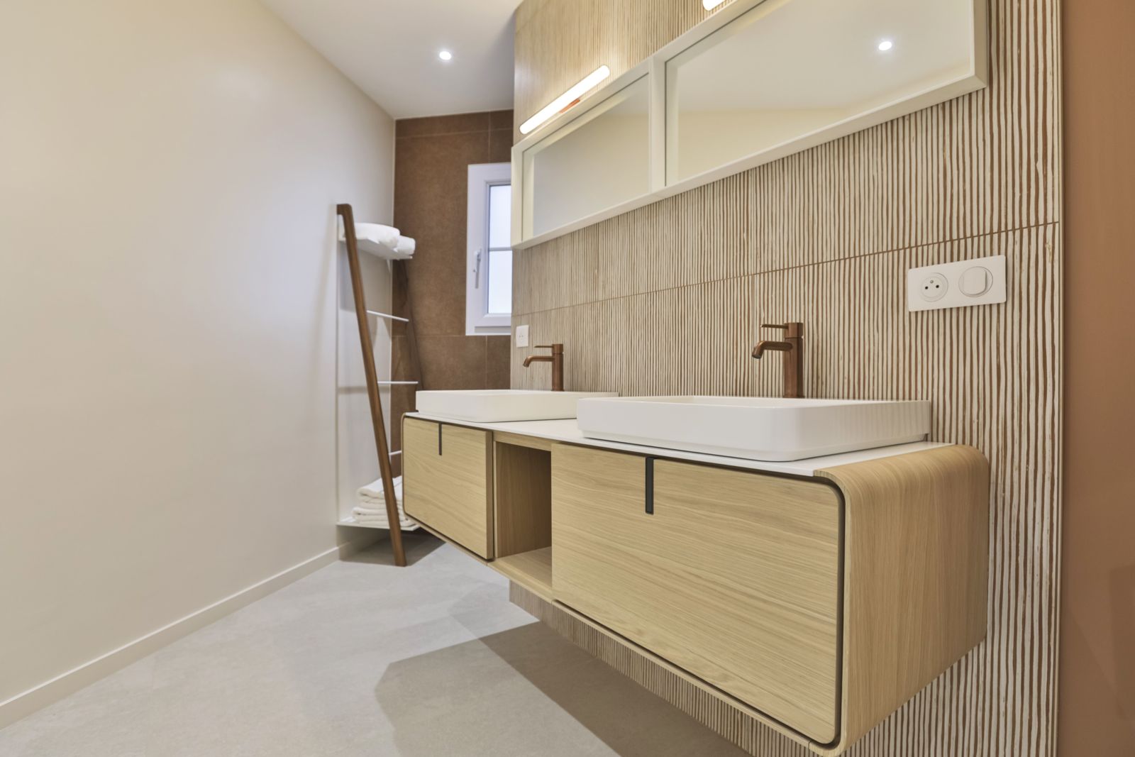 Salle de bain Chaleur Terracotta